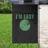 Funny I'm Easy Snowboard Ski Garden Flag Green Circle Retro Mountain Sign - Wonder Print Shop