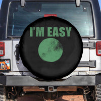 Funny I'm Easy Snowboard Ski Spare Tire Cover Green Circle Retro Mountain Sign - Wonder Print Shop