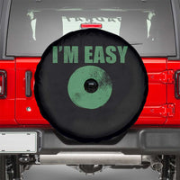Funny I'm Easy Snowboard Ski Spare Tire Cover Green Circle Retro Mountain Sign - Wonder Print Shop