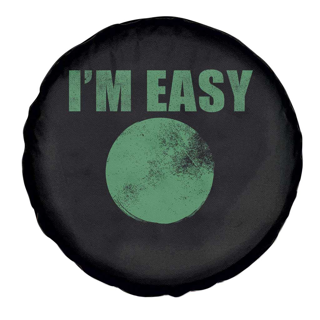 Funny I'm Easy Snowboard Ski Spare Tire Cover Green Circle Retro Mountain Sign - Wonder Print Shop