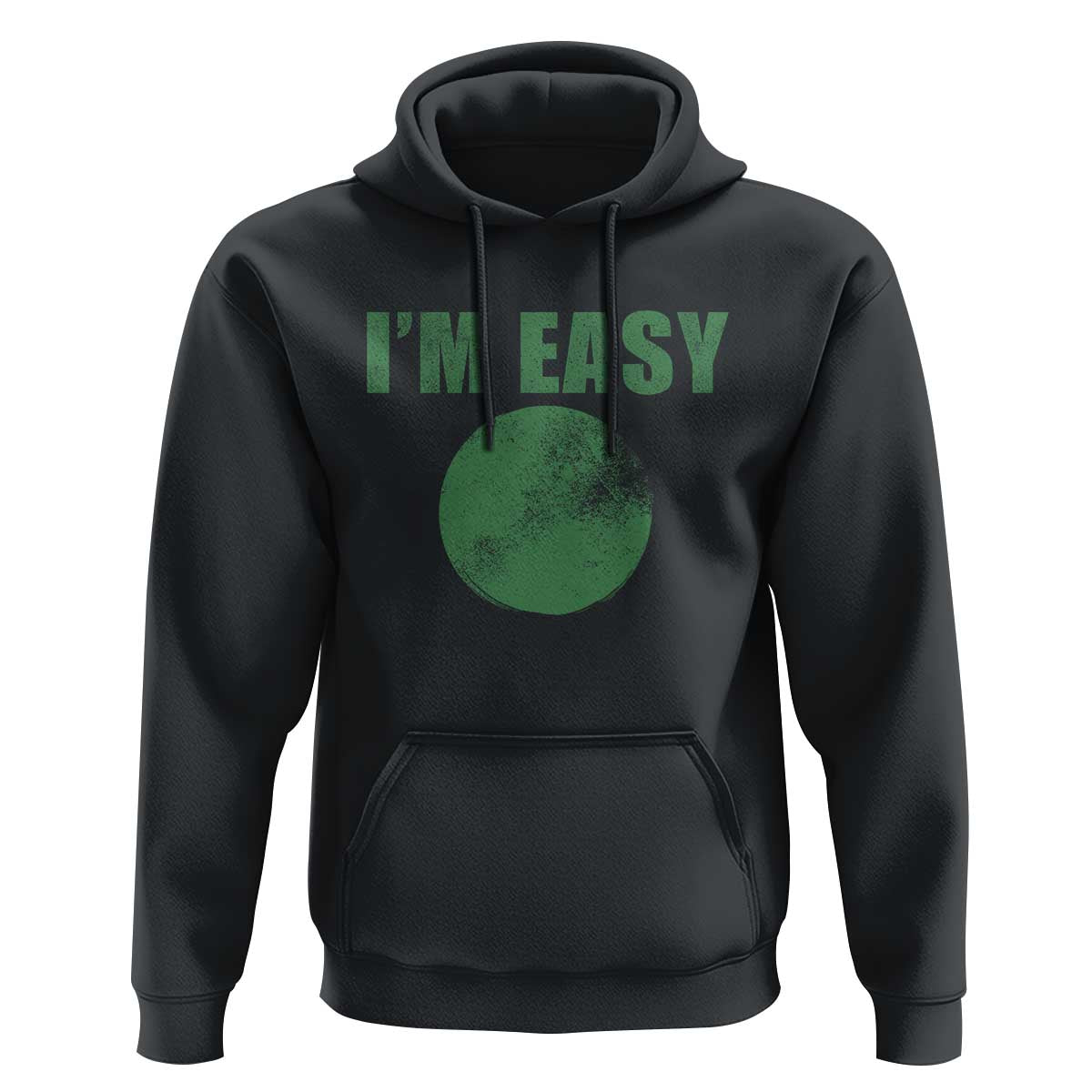Funny I'm Easy Snowboard Ski Hoodie Green Circle Retro Mountain Sign - Wonder Print Shop