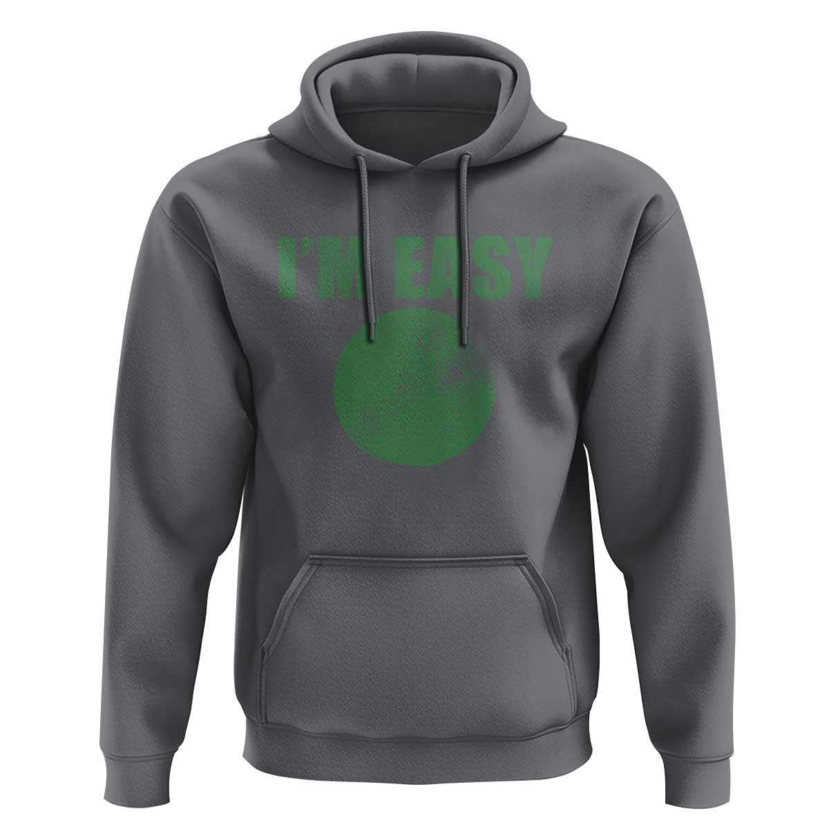 Funny I'm Easy Snowboard Ski Hoodie Green Circle Retro Mountain Sign - Wonder Print Shop