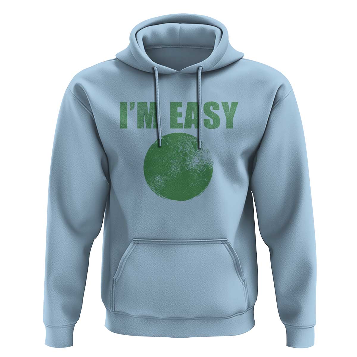 Funny I'm Easy Snowboard Ski Hoodie Green Circle Retro Mountain Sign - Wonder Print Shop