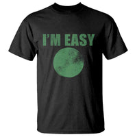 Funny I'm Easy Snowboard Ski T Shirt Green Circle Retro Mountain Sign - Wonder Print Shop