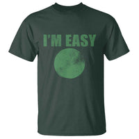 Funny I'm Easy Snowboard Ski T Shirt Green Circle Retro Mountain Sign - Wonder Print Shop
