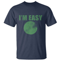 Funny I'm Easy Snowboard Ski T Shirt Green Circle Retro Mountain Sign - Wonder Print Shop