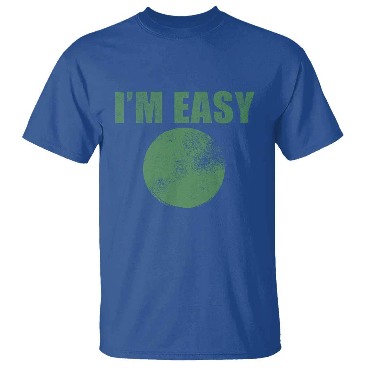Funny I'm Easy Snowboard Ski T Shirt Green Circle Retro Mountain Sign - Wonder Print Shop