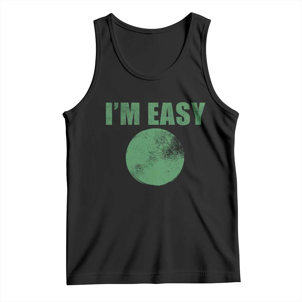 Funny I'm Easy Snowboard Ski Tank Top Green Circle Retro Mountain Sign - Wonder Print Shop