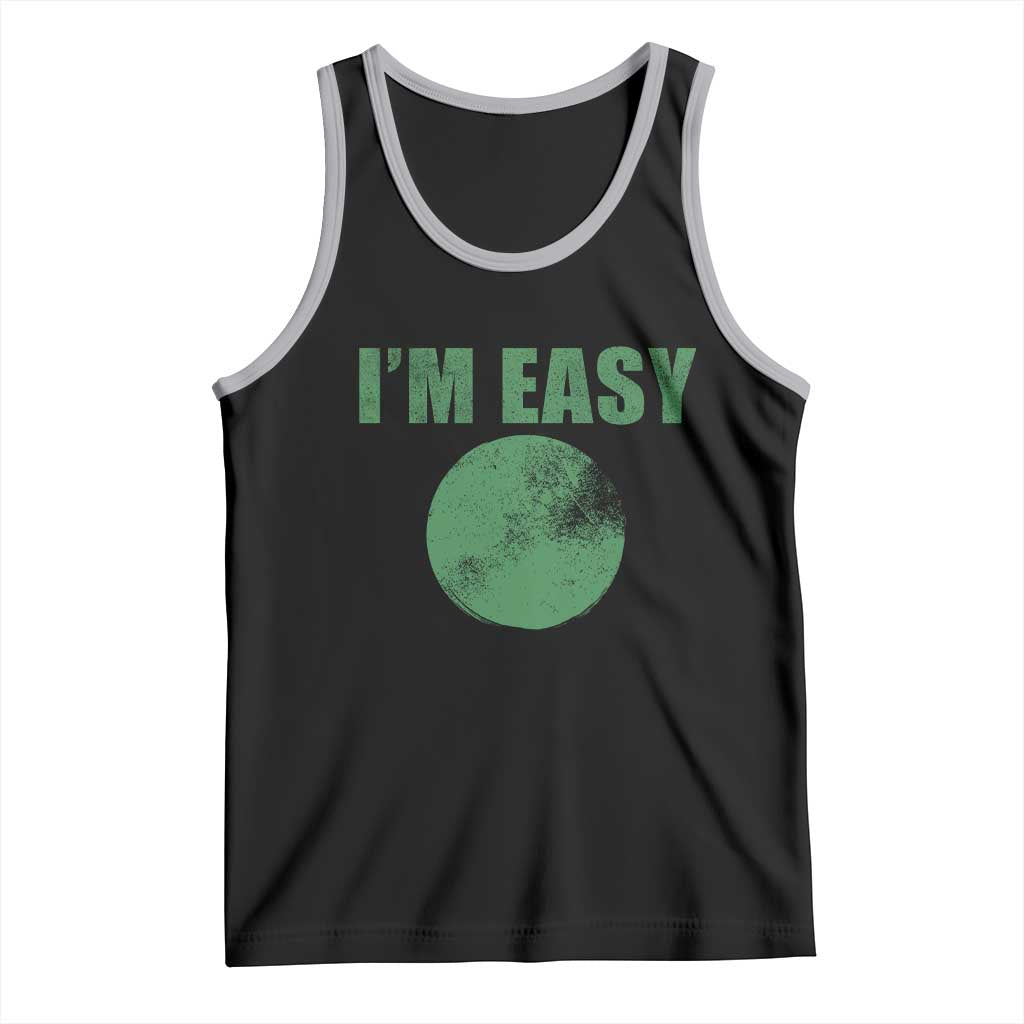 Funny I'm Easy Snowboard Ski Tank Top Green Circle Retro Mountain Sign - Wonder Print Shop