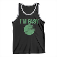 Funny I'm Easy Snowboard Ski Tank Top Green Circle Retro Mountain Sign - Wonder Print Shop