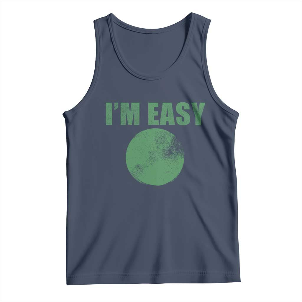 Funny I'm Easy Snowboard Ski Tank Top Green Circle Retro Mountain Sign - Wonder Print Shop