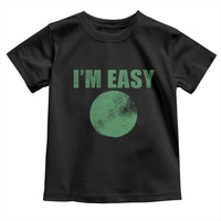 Funny I'm Easy Snowboard Ski Toddler T Shirt Green Circle Retro Mountain Sign - Wonder Print Shop