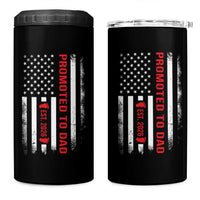 Promoted To Dad Est 2026 4 in 1 Can Cooler Tumbler New Dad 2026 Baby Announcement - Wonder Print Shop