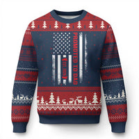 Promoted To Dad Est 2026 Ugly Christmas Sweater New Dad 2026 Baby Announcement - Wonder Print Shop