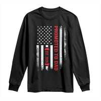 Promoted To Dad Est 2026 Long Sleeve Shirt New Dad 2026 Baby Announcement - Wonder Print Shop