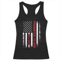 Promoted To Dad Est 2026 Racerback Tank Top New Dad 2026 Baby Announcement - Wonder Print Shop