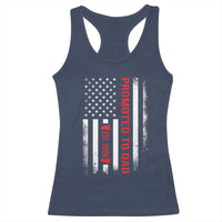 Promoted To Dad Est 2026 Racerback Tank Top New Dad 2026 Baby Announcement - Wonder Print Shop