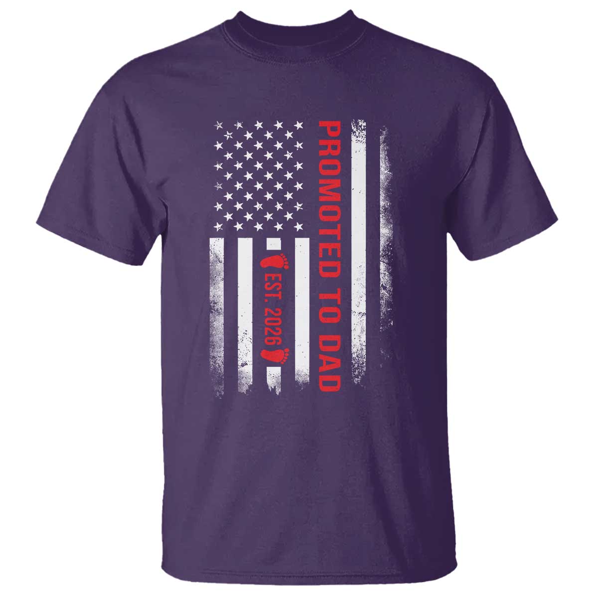 Promoted To Dad Est 2026 T Shirt New Dad 2026 Baby Announcement - Wonder Print Shop