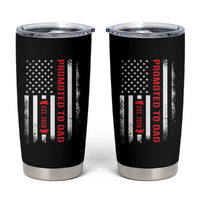 Promoted To Dad Est 2026 Tumbler Cup New Dad 2026 Baby Announcement - Wonder Print Shop
