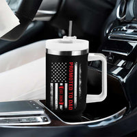 Promoted To Dad Est 2026 Tumbler With Handle New Dad 2026 Baby Announcement - Wonder Print Shop