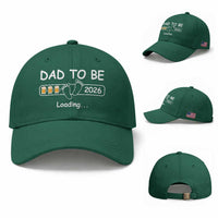 Funny Dad To Be 2026 Loading Baseball Cap New Dad Beer Lover