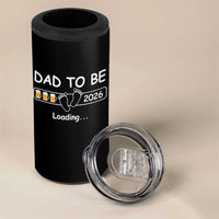 Funny Dad To Be 2026 Loading 4 in 1 Can Cooler Tumbler New Dad Beer Lover - Wonder Print Shop