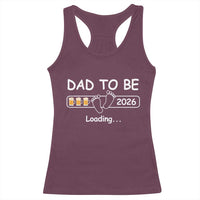 Funny Dad To Be 2026 Loading Racerback Tank Top New Dad Beer Lover - Wonder Print Shop