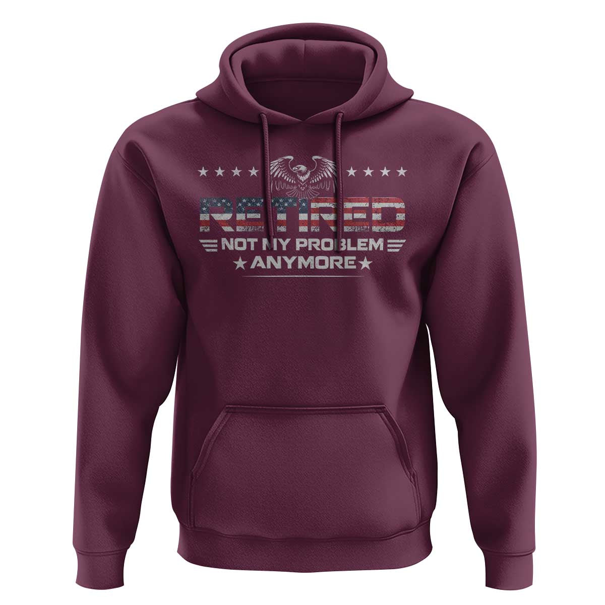 Retired Not My Problem Anymore Hoodie Funny Retirement Gift - Wonder Print Shop