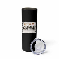 Year of The Horse 2026 Skinny Tumbler Gallop Of The 8 Horses Lunar New Year