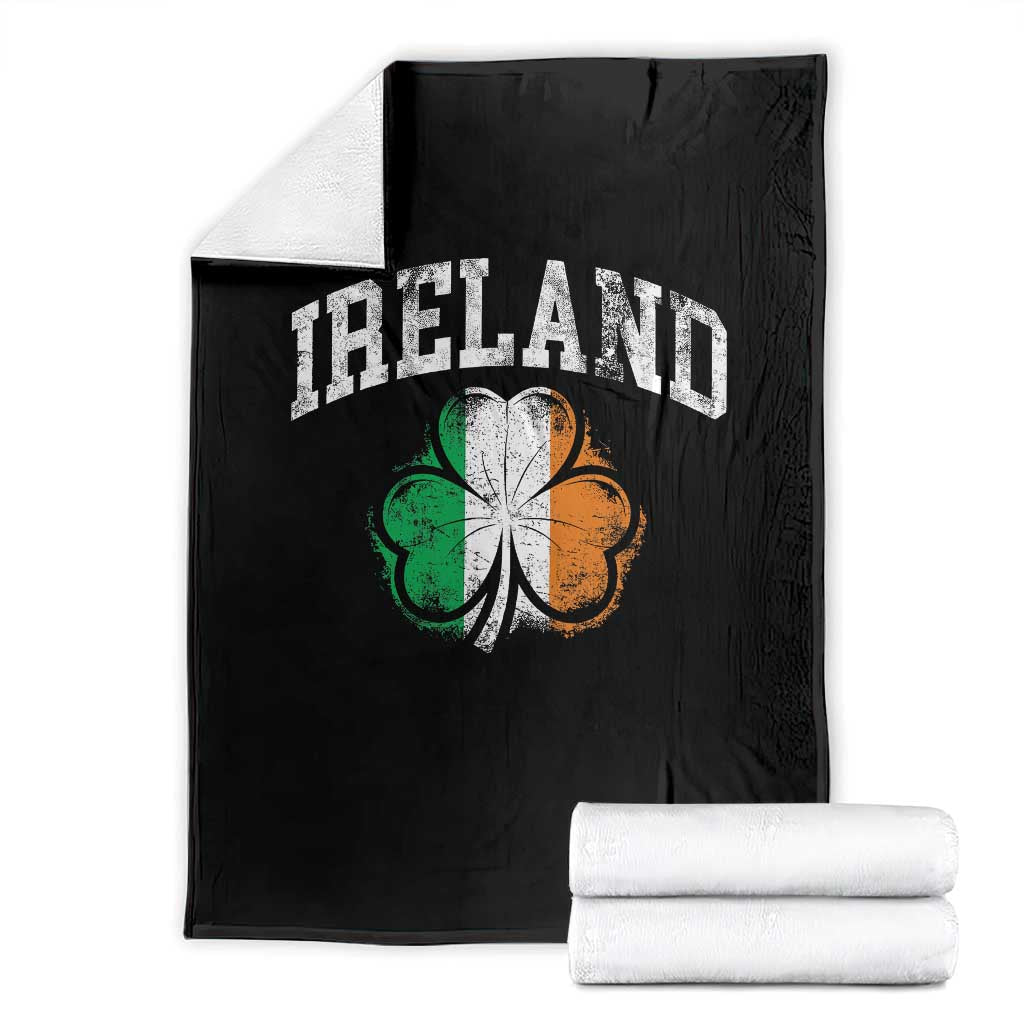 Irish Pride Throw Blanket Ireland Shamrock Flag St Patricks Day