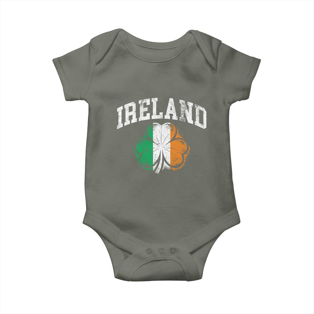 Irish Pride Baby Onesie Ireland Shamrock Flag St Patricks Day