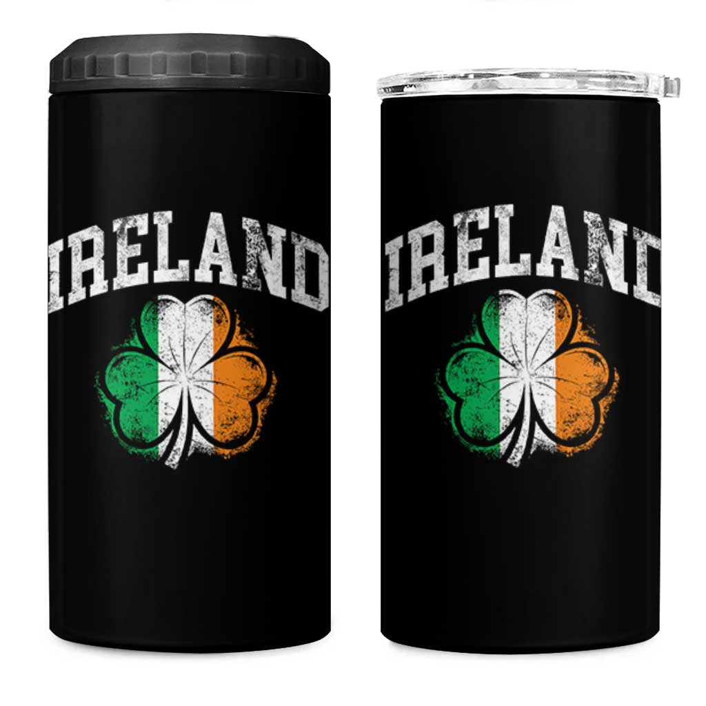 Irish Pride 4 in 1 Can Cooler Tumbler Ireland Shamrock Flag St Patricks Day