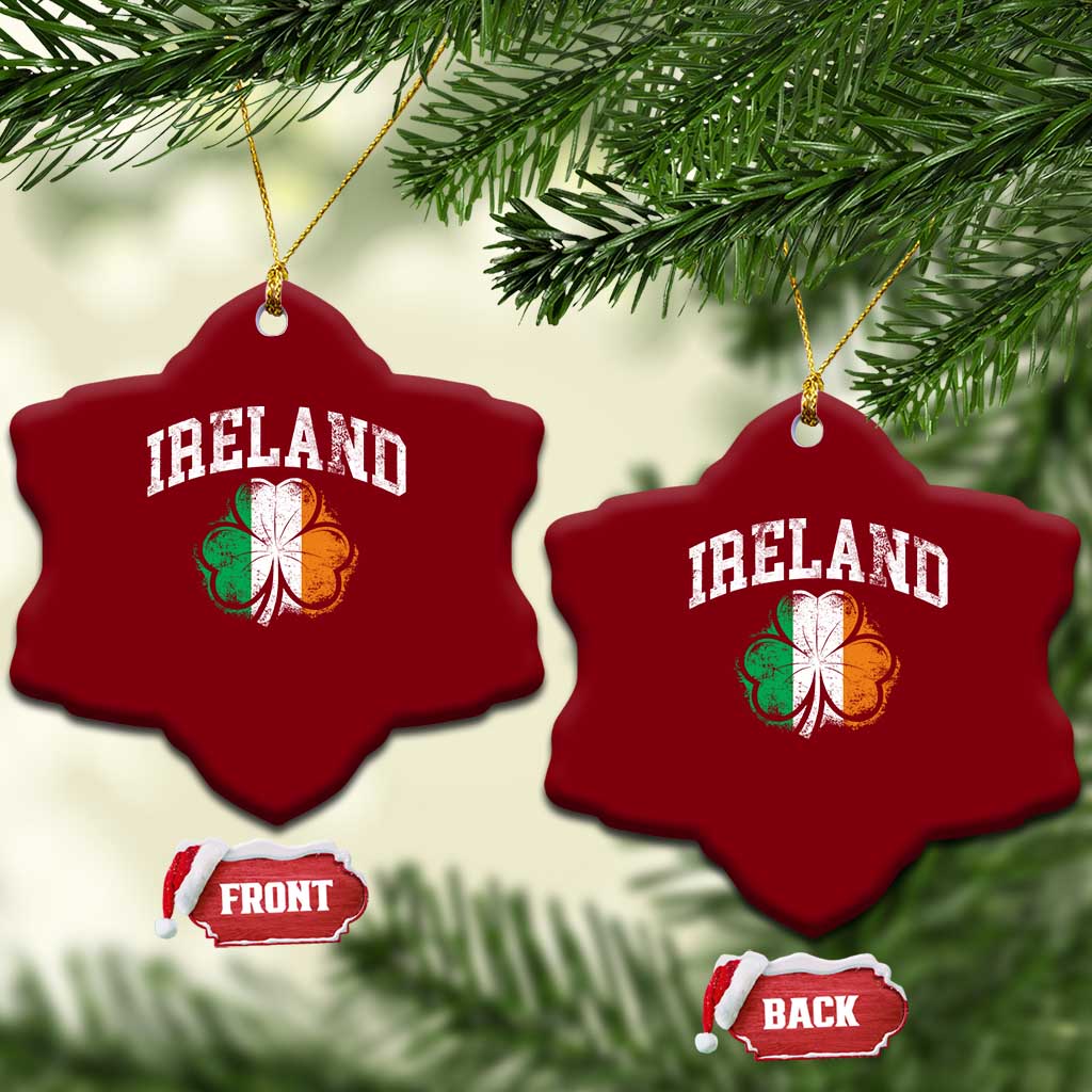 Irish Pride Ceramic Ornament Ireland Shamrock Flag St Patricks Day