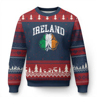 Irish Pride Ugly Christmas Sweater Ireland Shamrock Flag St Patricks Day