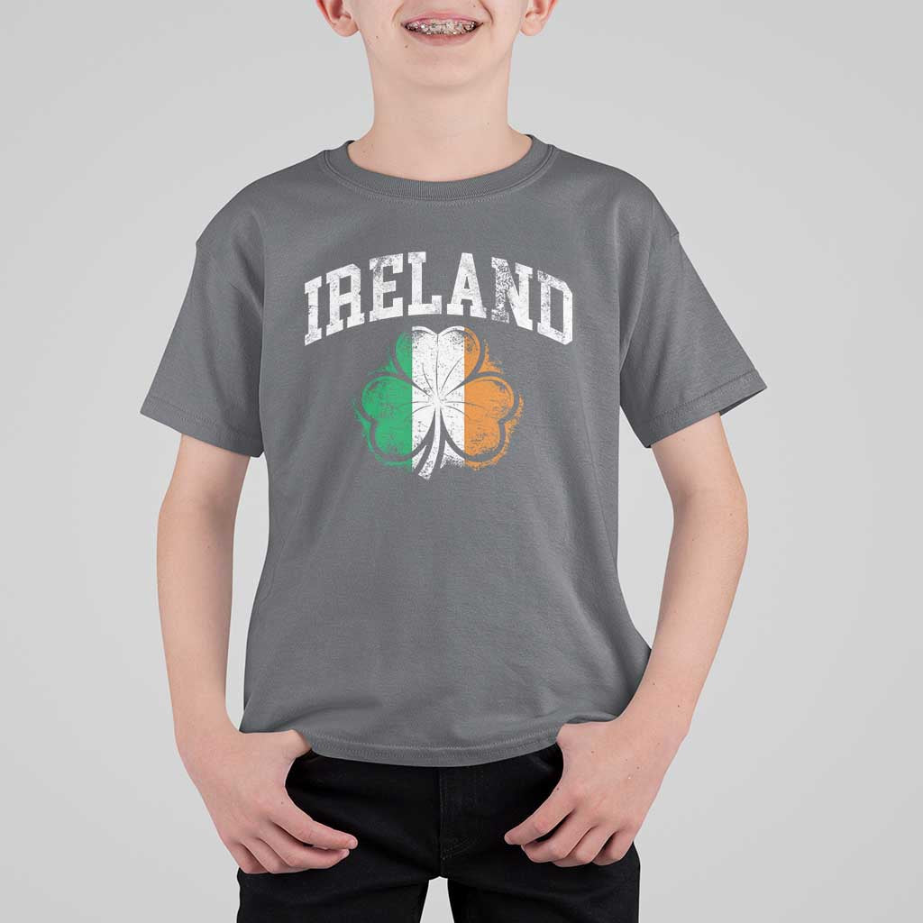 Irish Pride T Shirt For Kid Ireland Shamrock Flag St Patricks Day