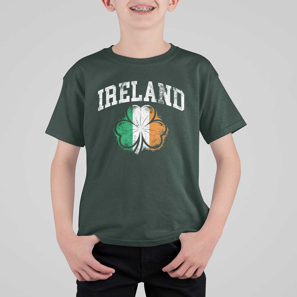 Irish Pride T Shirt For Kid Ireland Shamrock Flag St Patricks Day