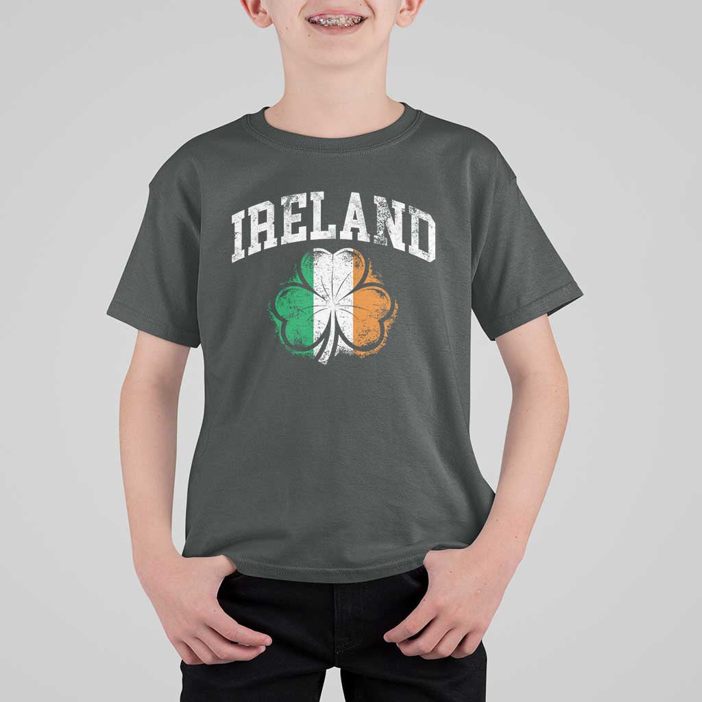Irish Pride T Shirt For Kid Ireland Shamrock Flag St Patricks Day
