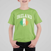 Irish Pride T Shirt For Kid Ireland Shamrock Flag St Patricks Day