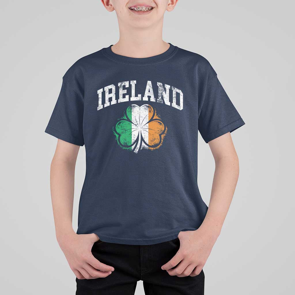 Irish Pride T Shirt For Kid Ireland Shamrock Flag St Patricks Day