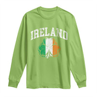 Irish Pride Long Sleeve Shirt Ireland Shamrock Flag St Patricks Day