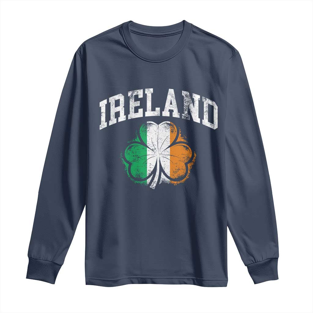 Irish Pride Long Sleeve Shirt Ireland Shamrock Flag St Patricks Day