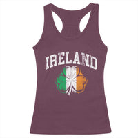 Irish Pride Racerback Tank Top Ireland Shamrock Flag St Patricks Day