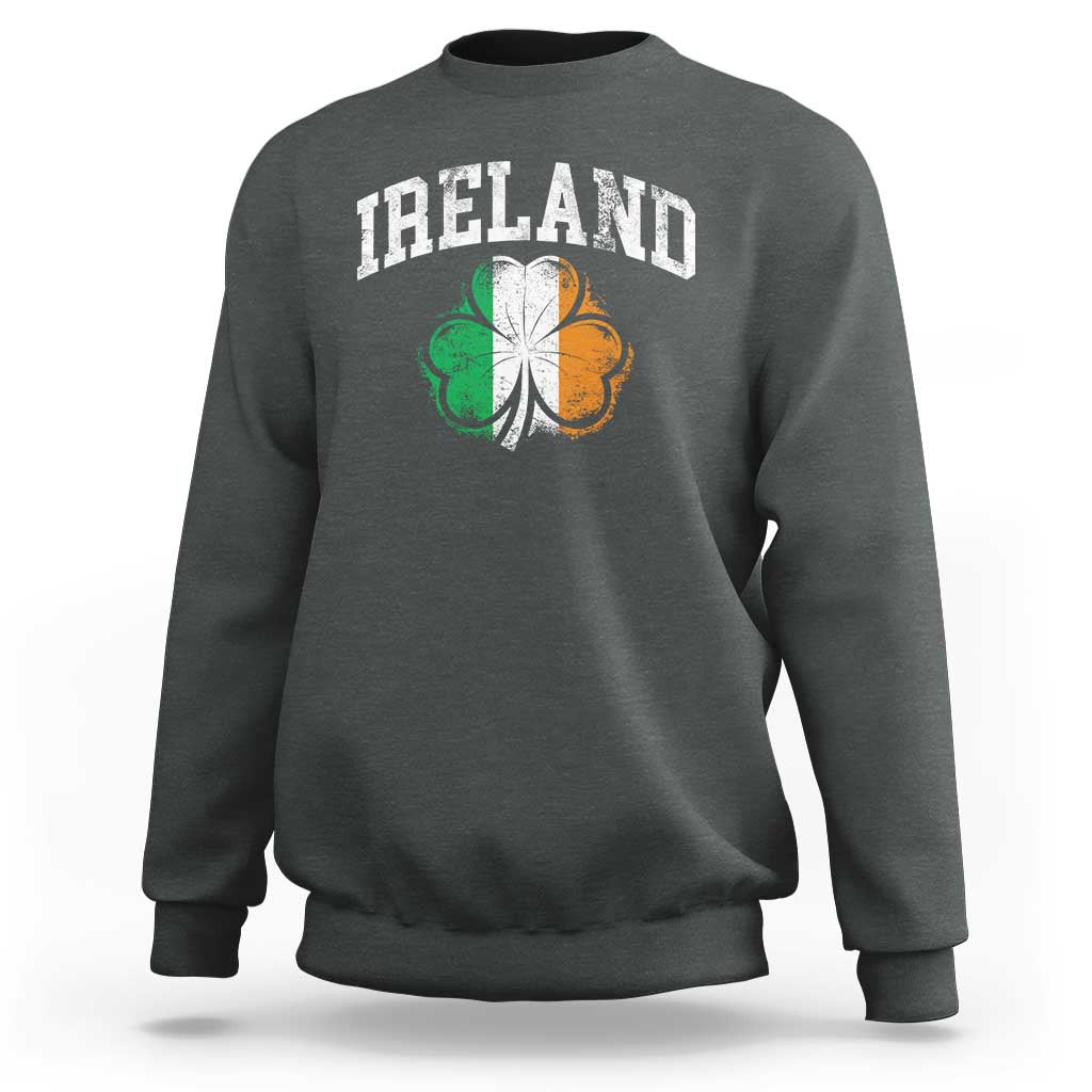 Irish Pride Sweatshirt Ireland Shamrock Flag St Patricks Day