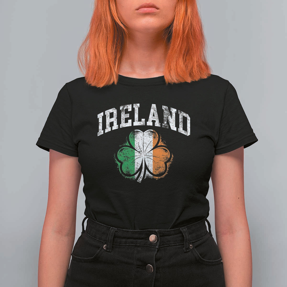 Irish Pride T Shirt For Women Ireland Shamrock Flag St Patricks Day