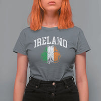 Irish Pride T Shirt For Women Ireland Shamrock Flag St Patricks Day