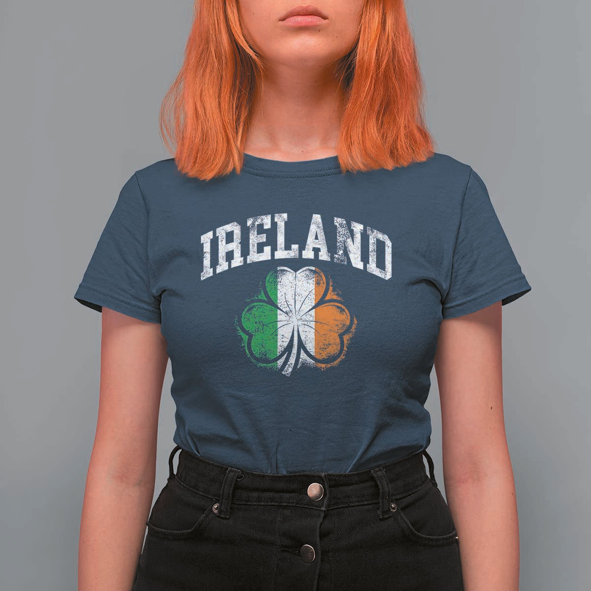 Irish Pride T Shirt For Women Ireland Shamrock Flag St Patricks Day