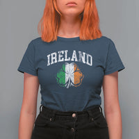 Irish Pride T Shirt For Women Ireland Shamrock Flag St Patricks Day