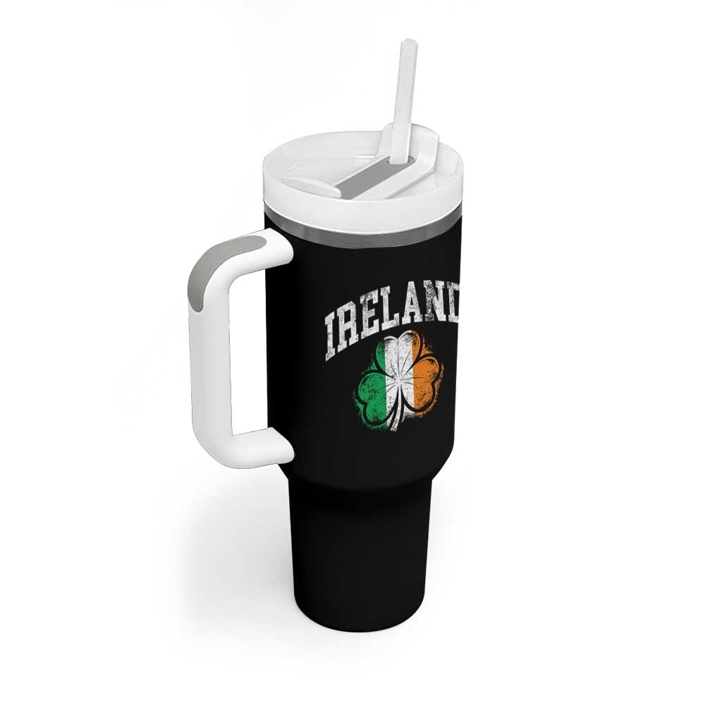 Irish Pride Tumbler With Handle Ireland Shamrock Flag St Patricks Day