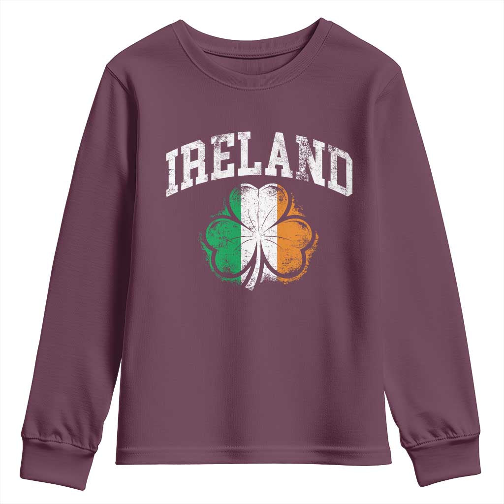 Irish Pride Youth Sweatshirt Ireland Shamrock Flag St Patricks Day