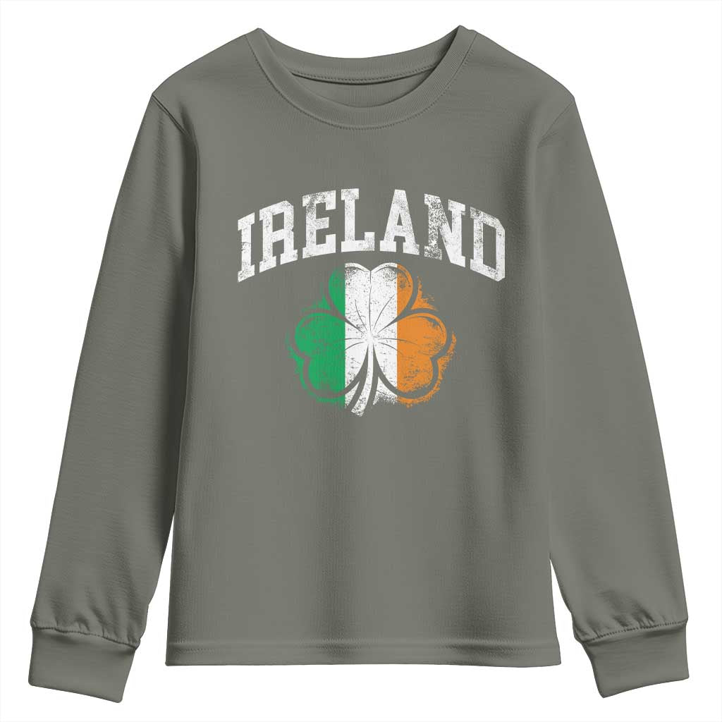 Irish Pride Youth Sweatshirt Ireland Shamrock Flag St Patricks Day